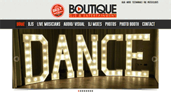 Desktop Screenshot of boutiquedjs.com